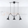 Żyrandol industrialny loft Sollux Mare 3 3xE27 SL.0309 IP20 - czarny 01