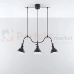 Żyrandol industrialny loft Sollux Mare 3 3xE27 SL.0309 IP20 - czarny 01