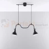 Żyrandol industrialny loft Sollux Mare 2 2xE27 SL.0308 IP20 - czarny 01