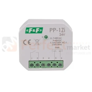 Przekaźnik LED monostabilny do puszki 9-30V DC 16A PP-1Z-LED-24V