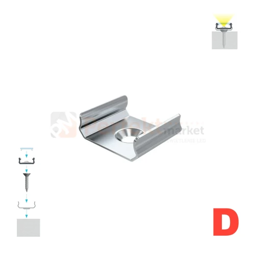 uchwyt metalowy mini srebrny do profilu typ d v2 perfektmarket.webp