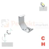uchwyt do profilu aluminiowego typ c typ h metalowy perfektmarket.webp