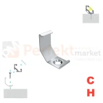 uchwyt do profilu aluminiowego typ c typ h metalowy perfektmarket.webp
