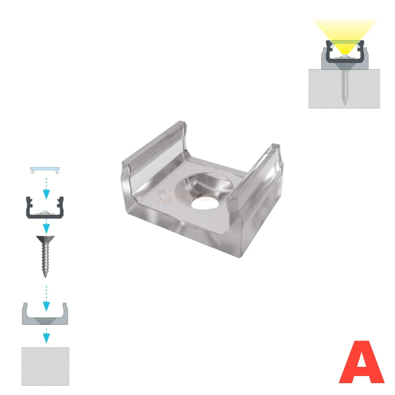 uchwyt do profili typ A ABS 4 kolory mini 1 perfektmarket.webp