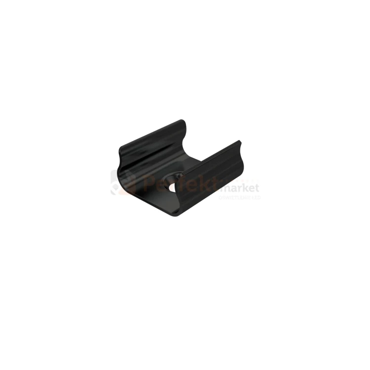 uchwyt montazowy do profilu LED mini X czarny metalowy perfektmarket.webp