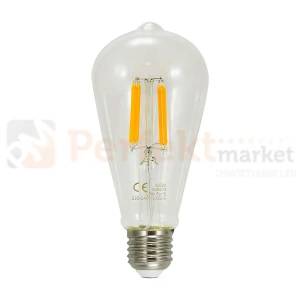 Żarówka dekoracyjna LED ST64 E27 7,5W 1055lm 3000K filament retro 64mm