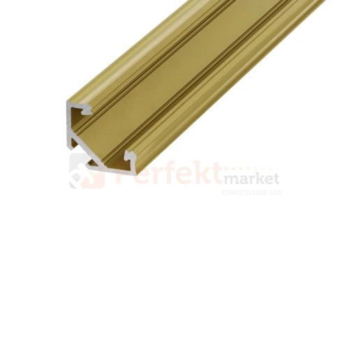 profil aluminiowy kątowy narożny do taśm led typ złoty lakierowany perfektmarket.webp