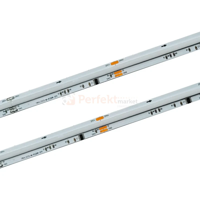 Cyfrowa taśma COB 784 LED 24V 21W/m RGBW IP20 10mm WS2814 (rolka 5m) perfekt market olsztyn
