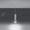 Lampa wisząca designerska tuba Sollux Lagos 1 1xGU10 SL.0323 IP20 - biała 03