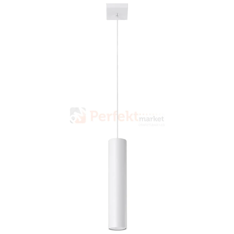 Lampa wisząca designerska tuba Sollux Lagos 1 1xGU10 SL.0323 IP20 - biała 06
