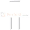 Lampa wisząca designerska tuba Sollux Lagos 2 2xGU10 SL.0324 IP20 - biała 06