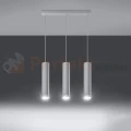 Lampa wisząca designerska tuba Sollux Lagos 3 3xGU10 SL.0325 IP20 - biała 02