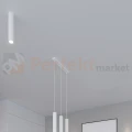 Lampa wisząca designerska tuba Sollux Lagos 3 3xGU10 SL.0325 IP20 - biała 05