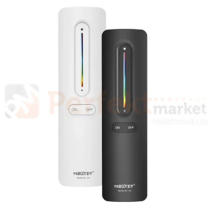 MiBoxer pilot C4 do taśm LED RGB, RGBW, RGB+CCT 1-strefowy czarny / biały
