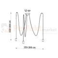 Żyrandol industrialny Sollux Edison 3 3xE27 SL.0370 IP20 - czarny 05