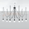 Żyrandol industrialny Sollux Edison 7 7xE27 SL.0372 IP20 - czarny 01