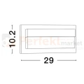 lampa zewnętrzna LED kinkiet LETO 9060204 perfektmarket.webp