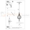 Lampa wisząca Sollux Arancia 1xE27 SL.0391 IP20 - naturalne drewno 08