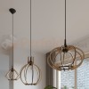 Lampa wisząca Sollux Arancia 1xE27 SL.0391 IP20 - naturalne drewno 03