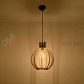 Lampa wisząca Sollux Arancia 1xE27 SL.0391 IP20 - naturalne drewno 02