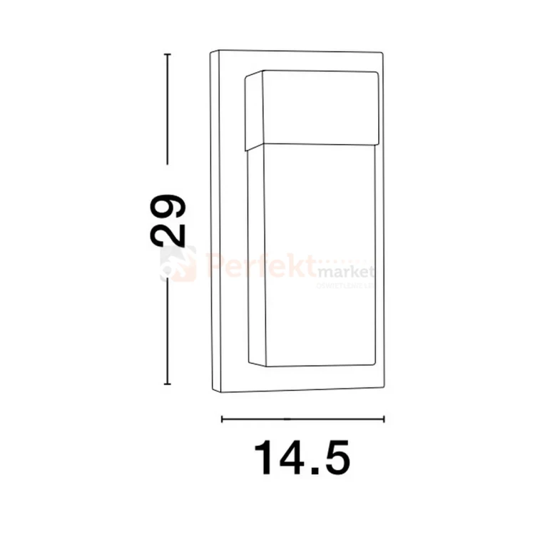 lampa zewnętrzna LED kinkiet LETO 9060202 perfektmarket (3).webp