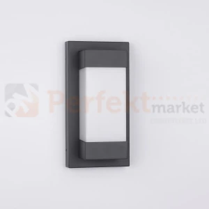 BACUSA zewnętrzny kinkiet LED mały 18W CCT IP65 LE73528 czarny
