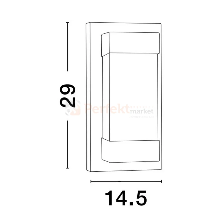 lampa zewnętrzna LED kinkiet LETO 9060203 perfektmarket (4).webp