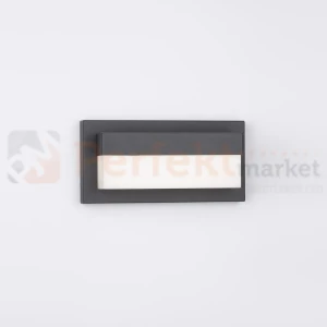 BACUSA zewnętrzny kinkiet LED poziomy 18W CCT IP65 LE73529 czarny