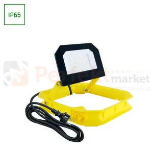 Naświetlacz LED na statywie Noctis Technic 30W 2500lm 6000K 100° IP65 IK07 żółto-czarny