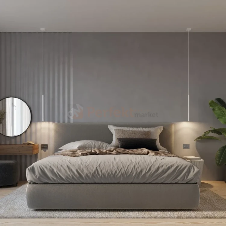 Lampa wisząca nowoczesna Sollux Pastelo 1 1xG9 SL.0465 IP20 - biała 05