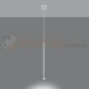 Lampa wisząca nowoczesna Sollux Pastelo 1 1xG9 SL.0465 IP20 - biała 03