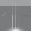 Lampa wisząca nowoczesna Sollux Pastelo 3 3xG9 SL.0466 IP20 - biała 02