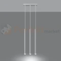 Lampa wisząca nowoczesna Sollux Pastelo 3 3xG9 SL.0466 IP20 - biała 02
