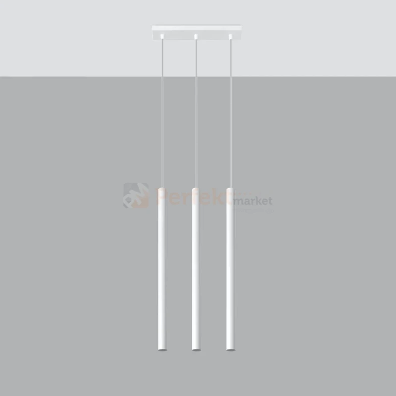 Lampa wisząca nowoczesna Sollux Pastelo 3 3xG9 SL.0466 IP20 - biała 07
