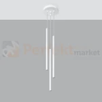 Lampa wisząca nowoczesna Sollux Pastelo 3P 3xG9 SL.0467 IP20 - biała 01