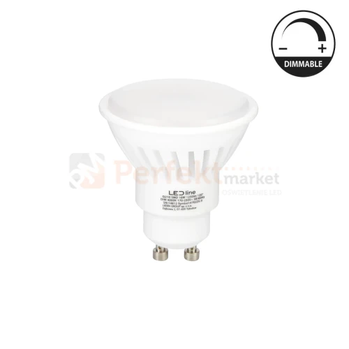 Żarówka LED GU10 ceramiczna ściemnialna 10W 1000lm 170-250V 4000K perfektmarket.webp