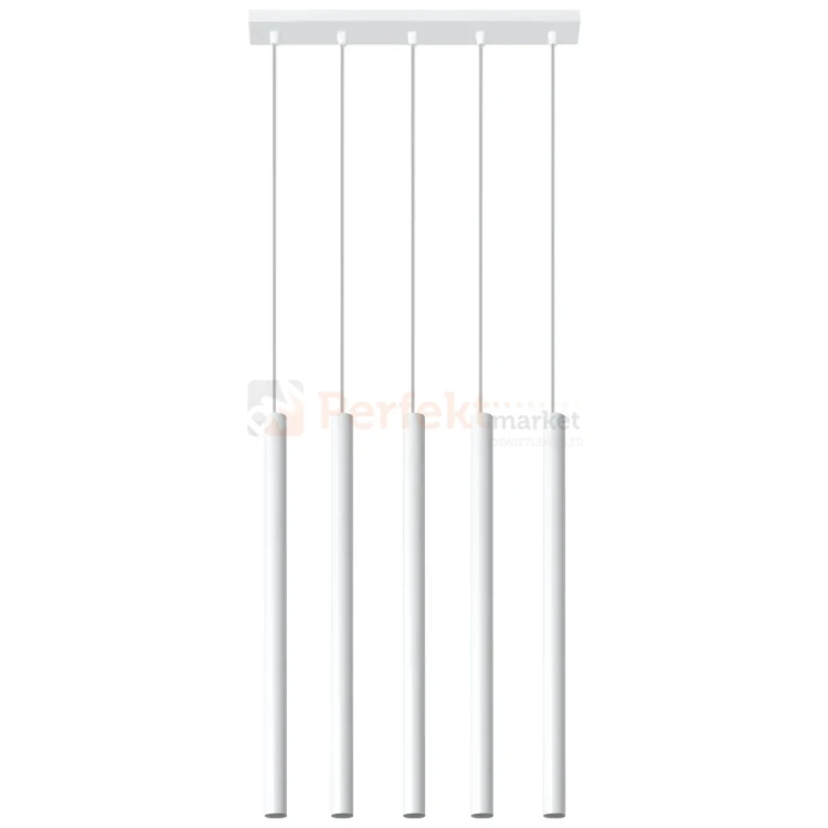 Lampa wisząca nowoczesna Sollux Pastelo 5 5xG9 SL.0468 IP20 - biała 06