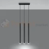 Lampa wisząca nowoczesna Sollux Pastelo 3 3xG9 SL.0470 IP20 - czarna  02