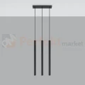 Lampa wisząca nowoczesna Sollux Pastelo 3 3xG9 SL.0470 IP20 - czarna 01