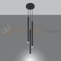 Lampa wisząca nowoczesna Sollux Pastelo 3P 3xG9 SL.0471 IP20 - czarna 02