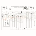 Lampa wisząca nowoczesna Sollux Pastelo 5 5xG9 SL.0472 IP20 - czarna 09