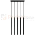 Lampa wisząca nowoczesna Sollux Pastelo 5 5xG9 SL.0472 IP20 - czarna 07