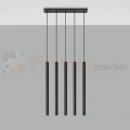 Lampa wisząca nowoczesna Sollux Pastelo 5 5xG9 SL.0472 IP20 - czarna 01