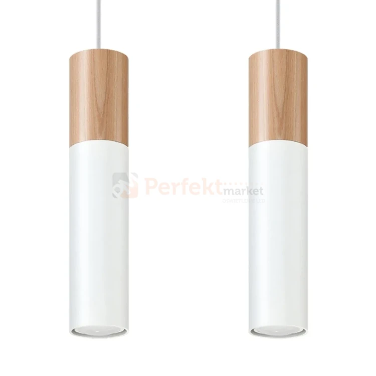 Lampa wisząca punktowa Sollux Pablo 2 2xGU10 SL.0629 IP20 - biała 06