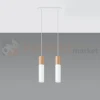 Lampa wisząca punktowa Sollux Pablo 2 2xGU10 SL.0629 IP20 - biała 01
