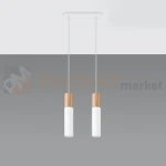 Lampa wisząca punktowa Sollux Pablo 2 2xGU10 SL.0629 IP20 - biała 01