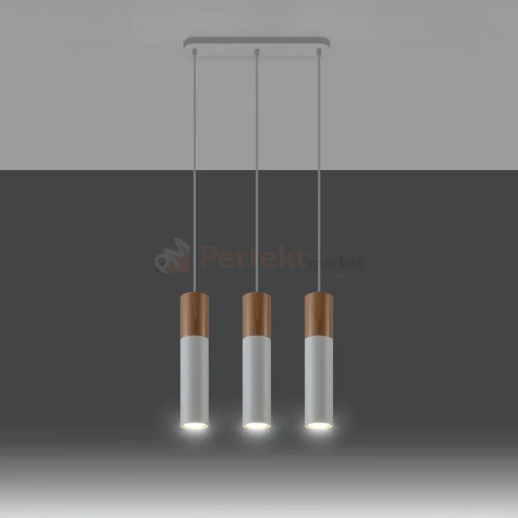 Lampa wisząca punktowa Sollux Pablo 3 2xGU10 SL.0630 IP20 - biała  03