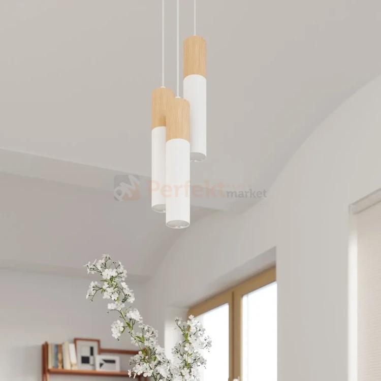 Lampa wisząca punktowa Sollux Pablo 3 2xGU10 SL.0630 IP20 - biała  02