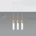 Lampa wisząca punktowa Sollux Pablo 3 2xGU10 SL.0630 IP20 - biała  01