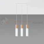 Lampa wisząca punktowa Sollux Pablo 3 2xGU10 SL.0630 IP20 - biała  01